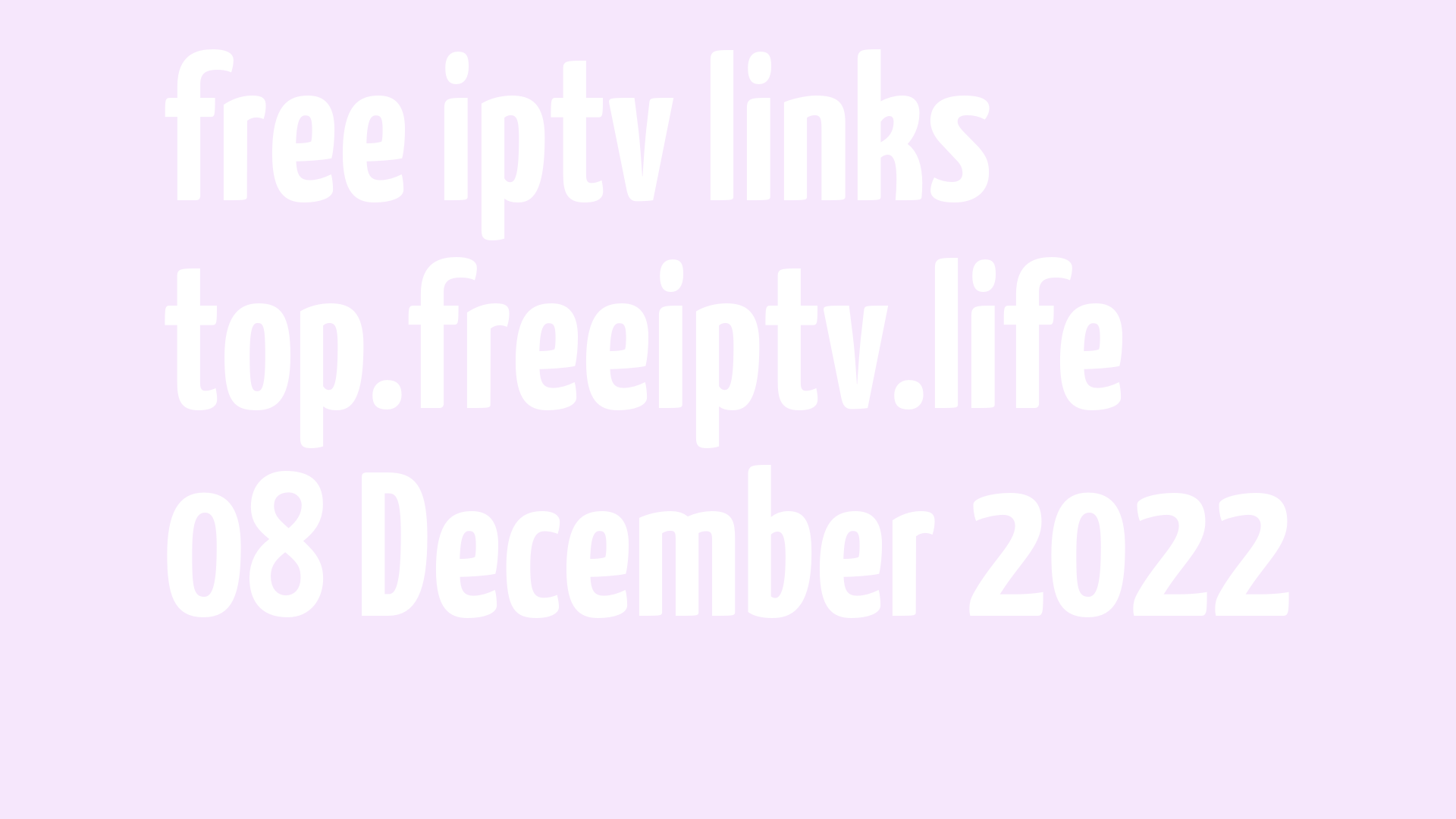free iptv links 071222